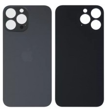 Задняя панель корпуса для iPhone 13 Pro Max, серая, не нужно снимать стекло камеры, Graphite, big hole
