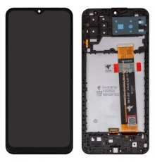 Дисплей для Samsung A135 Galaxy A13, M135 Galaxy M13, чорний, з рамкою, FLYCDI, BS066FBM-L01-D800_R5.7