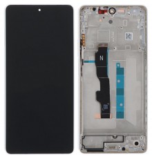 Дисплей для Xiaomi Redmi Note 13 5G, білий (Arctic White), з рамкою, Original (PRC)