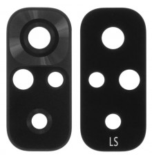 Стекло камеры для Xiaomi Poco M5s, Redmi Note 10, Redmi Note 10S, черное, без рамки