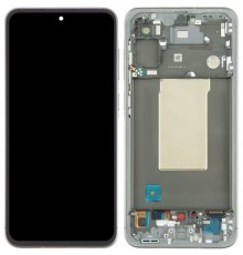 Дисплей для Samsung A566 Galaxy A56, зеленый (Olive), с рамкой, Original