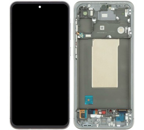 Дисплей для Samsung A566 Galaxy A56, зеленый (Olive), с рамкой, Original