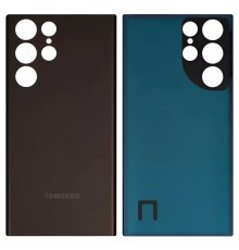 Задняя панель корпуса для Samsung S908B Galaxy S22 Ultra 5G, бордовая (Burgundy)