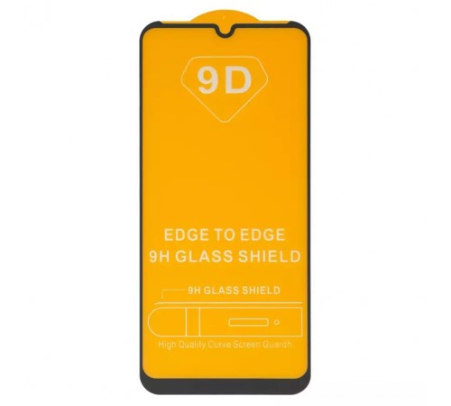 Защитное стекло для Motorola Moto E6s XT2053, PAGA0004 Moto E6 Plus, совместимо с чехлом, Full Glue, (без упаковки), черный