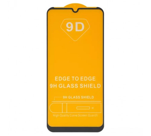 Захисне скло для Motorola Moto E6s XT2053, PAGA0004 Moto E6 Plus, сумісне з чохлом, Full Glue, (без пакування), чорний