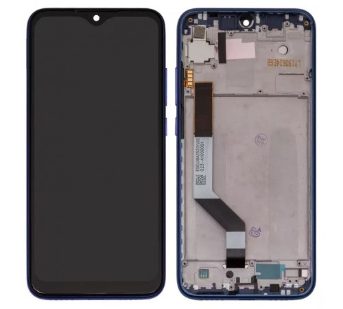 Дисплей для Xiaomi Redmi Note 7, Redmi Note 7 Pro, синій (Blue), з широким обідком, з рамкою, Copy, M1901F7G, M1901F7H, M1901F7I Дисплей для Xiaomi Redmi Note 7, Redmi Note 7 Pro, синій (Blue), з широким обідком, з рамкою, Copy, M1901F7G, M1901F7H, M1901F7I
