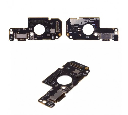 Шлейф для Xiaomi Poco M4 Pro 4G, Redmi Note 11, Redmi Note 11S, Redmi Note 12S, коннектора зарядки, микрофона, плата зарядки, High Copy