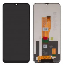 Дисплей для Realme C30s, чорний, без рамки, Copy, RMX3690