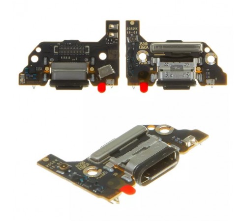 Шлейф для Xiaomi Mi 11 Lite, Mi 11 Lite 5G, Mi 11 Lite 5G NE, конектора зарядки, мікрофона, плата зарядки, Original (PRC), M2101K9G, M2101K9C