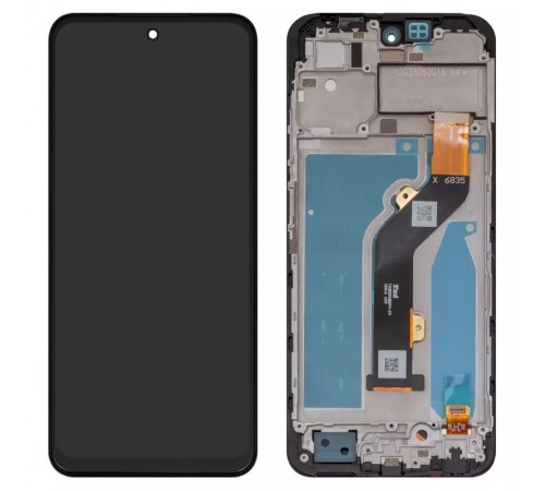 Дисплей для Infinix Hot 30 Play NFC, чорний, з рамкою, High Copy X6835B, X6835 1540432341