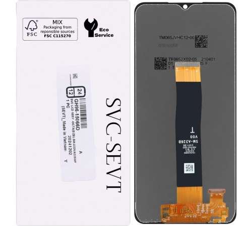 Дисплей для Samsung A326 Galaxy A32 5G, черный, без рамки, Original