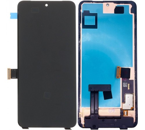 Дисплей для Google Pixel 8, чорний, з рамкою, High Copy (OLED)