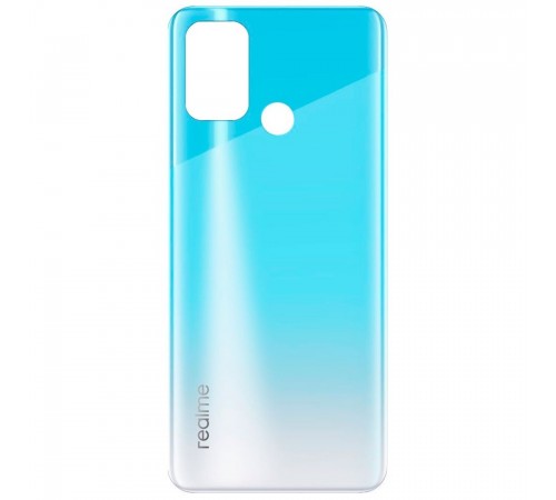 Задня панель корпусу для Realme 7i, C17, блакитна (Polar Blue)