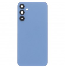 Задняя панель корпуса для Samsung A155 Galaxy A15, A156 Galaxy A15 5G, синяя (Optimistic Blue), Copy + стекло камеры