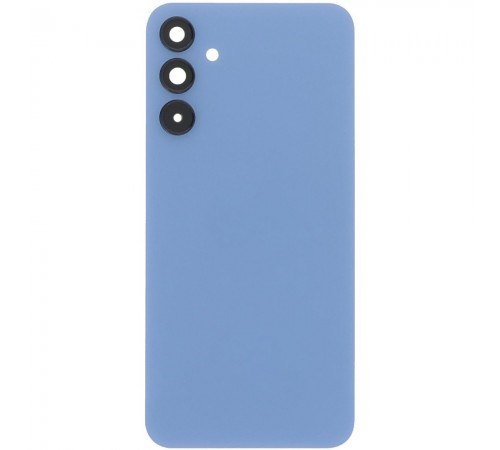 Задняя панель корпуса для Samsung A155 Galaxy A15, A156 Galaxy A15 5G, синяя (Optimistic Blue), Copy + стекло камеры