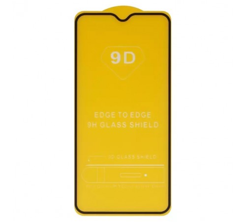 Захисне скло для Realme 5 Pro, сумісне з чохлом, Full Glue, (без упаковки), чорний