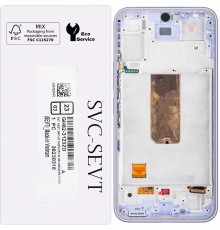 Дисплей для Samsung A546 Galaxy A54 5G, фиолетовый, с рамкой, Original, сервисная упаковка, #GH82-31232A
