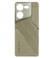 Задняя панель корпуса для Tecno Pova 5 (LH7n), золотая (Amber Gold), Copy