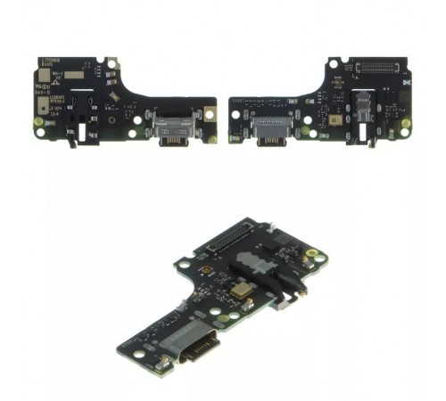 Шлейф для Xiaomi Poco M5s, Redmi Note 10, Redmi Note 10S, коннектора зарядки, коннектора наушников, микрофона, плата зарядки, Original (PRC)