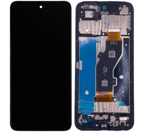 Дисплей для Tecno Spark Go 1, чорний, з рамкою, Original (PRC) Дисплей для Tecno Spark Go 1, чорний, з рамкою, Original (PRC)
