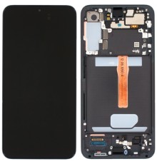 Дисплей для Samsung S906B Galaxy S22 Plus 5G, черный (Phantom Black), с рамкой, Original, сервисная упаковка, #GH82-27500D