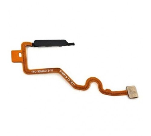 Шлейф для Tecno Pova 5 (LH7n), сканера отпечатка пальца (Touch ID), черный (Mecha Black), Original (PRC)