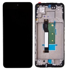 Дисплей для Xiaomi Poco X4 Pro 5G, Redmi Note 11 Pro, Redmi Note 11 Pro 5G, Redmi Note 11 Pro Plus 5G, Redmi Note 11E Pro, Redmi Note 12 Pro 4G, чорний, з рамкою, Original (PRC)