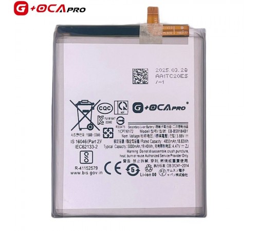 Акумулятор G+OCA Pro EB-BS918ABY для Samsung S918 Galaxy S23 Ultra, Li-ion, 3,88 В, 5000 мАг