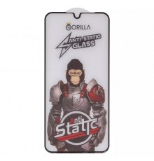 Захисне скло для Samsung A165 Galaxy A16, A166 Galaxy A16 5G, сумісне з чохлом, Full Glue, Anti-Static, чорний, gorilla