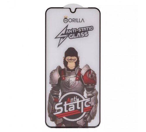 Защитное стекло для Samsung A165 Galaxy A16, A166 Galaxy A16 5G, совместимо с чехлом, Full Glue, Anti-Static, черный, gorilla