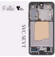 Дисплей для Samsung S931 Galaxy S25, чорний (Blue Black), з рамкою, Original, сервісна упаковка, #GH82-36329E
