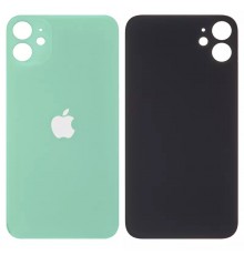 Задняя панель корпуса для iPhone 11, зеленая, не нужно снимать стекло камеры, big hole