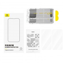 Захисне скло Baseus для Apple iPhone 16 Pro Max, прозоре, Full-View HD Tempered Glass Screen Protector (P0045H00), комплект 2шт.