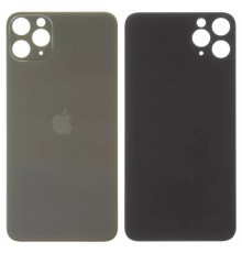 Задня панель корпусу для iPhone 11 Pro Max, сіра, потрібно зняти скло камери, small hole, matte space gray
