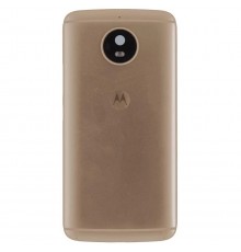 Задняя панель корпуса для Motorola Moto G5s XT1794, золотая (Fine Gold) + стекло камеры