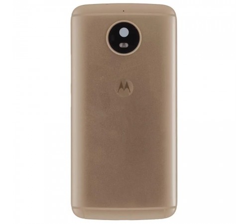 Задня панель корпусу для Motorola Moto G5s XT1794, золота (Fine Gold) + скло камери