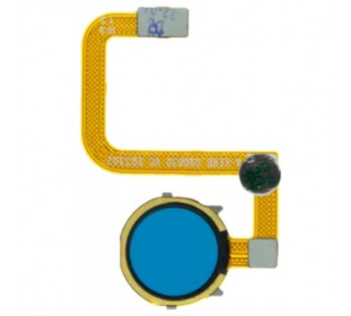 Шлейф для Oppo A12, сканера відбитка пальця (Touch ID), голубий