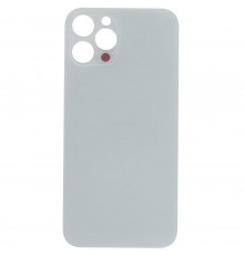 Задняя панель корпуса для iPhone 12 Pro Max, серебристая, белая, не нужно снимать стекло камеры, Original (PRC), big hole, silver