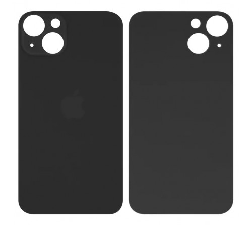 Задня панель корпусу для iPhone 13, чорна, не потрібно знімати скло камери, big hole