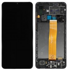 Дисплей для Samsung A022F Galaxy A02, черный, с рамкой, Original (PRC), SM-A125F_REV0.1 FPC6509-1