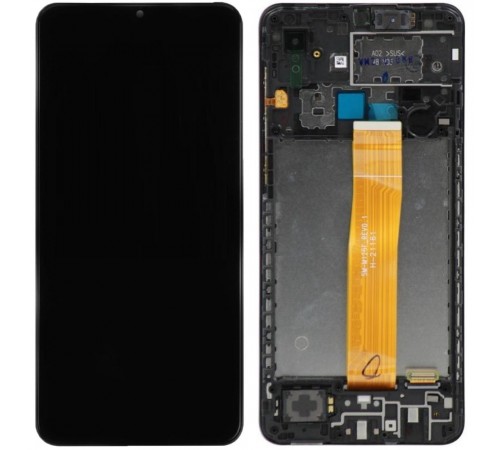 Дисплей для Samsung A022F Galaxy A02, черный, с рамкой, Original (PRC), SM-A125F_REV0.1 FPC6509-1