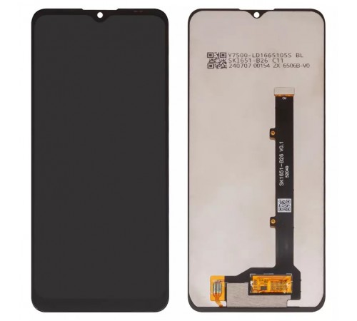 Дисплей для ZTE Blade A51 (2021), Blade A71 A7030, чорний, без рамки, (Box) TXDI650EBAPU-46/SKI651-B26-V0.1