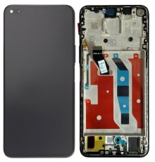 Дисплей для Huawei Honor 50 Lite, Nova 8i, чорний, з рамкою, High Copy