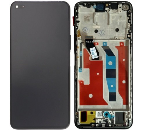 Дисплей для Huawei Honor 50 Lite, Nova 8i, чорний, з рамкою, High Copy