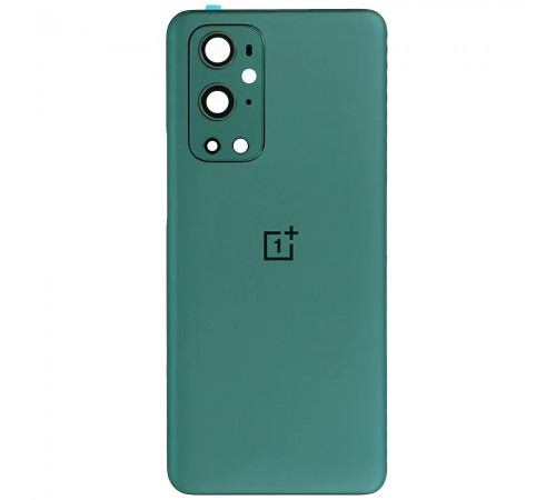 Задня панель корпусу для OnePlus 9 Pro, зелена (Pine Green), Copy + скло камери