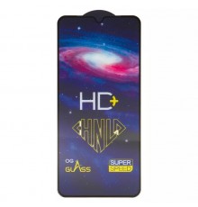 Захисне скло ASP для Xiaomi Poco C75, Redmi 14C 4G, Redmi A3 Pro, Redmi A4, 0,33 мм 9H, сумісне з чохлом, Full Glue, чорний, HD+