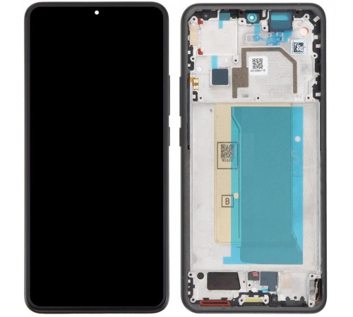 Дисплей для Xiaomi 13T, 13T Pro, черный (Black), с рамкой, Original (PRC) (переклеено стекло), 2306EPN60G, 23078PND5G, 23078RKD5C
