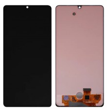 Дисплей для Samsung A426 Galaxy A42 5G, M426 Galaxy M42, чорний, без рамки, Оригінал (переклеєне скло)