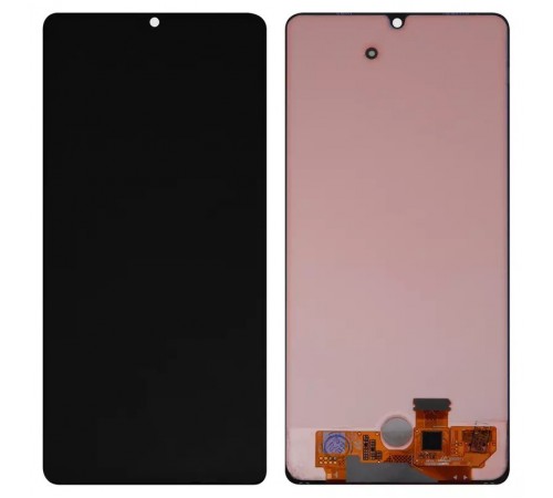 Дисплей для Samsung A426 Galaxy A42 5G, M426 Galaxy M42, чорний, без рамки, Оригінал (переклеєне скло)