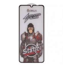 Захисне скло для Xiaomi Poco C75, Redmi 14C 4G, Redmi A4, сумісне з чохлом, Full Glue, Anti-Static, чорний, gorilla